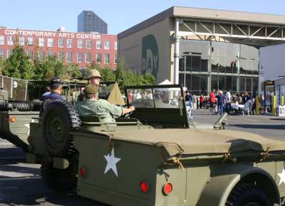 The Museum held a block party on Veterans Day 2005