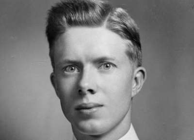 Midshipman James Earl Carter Jr. during World War II. 