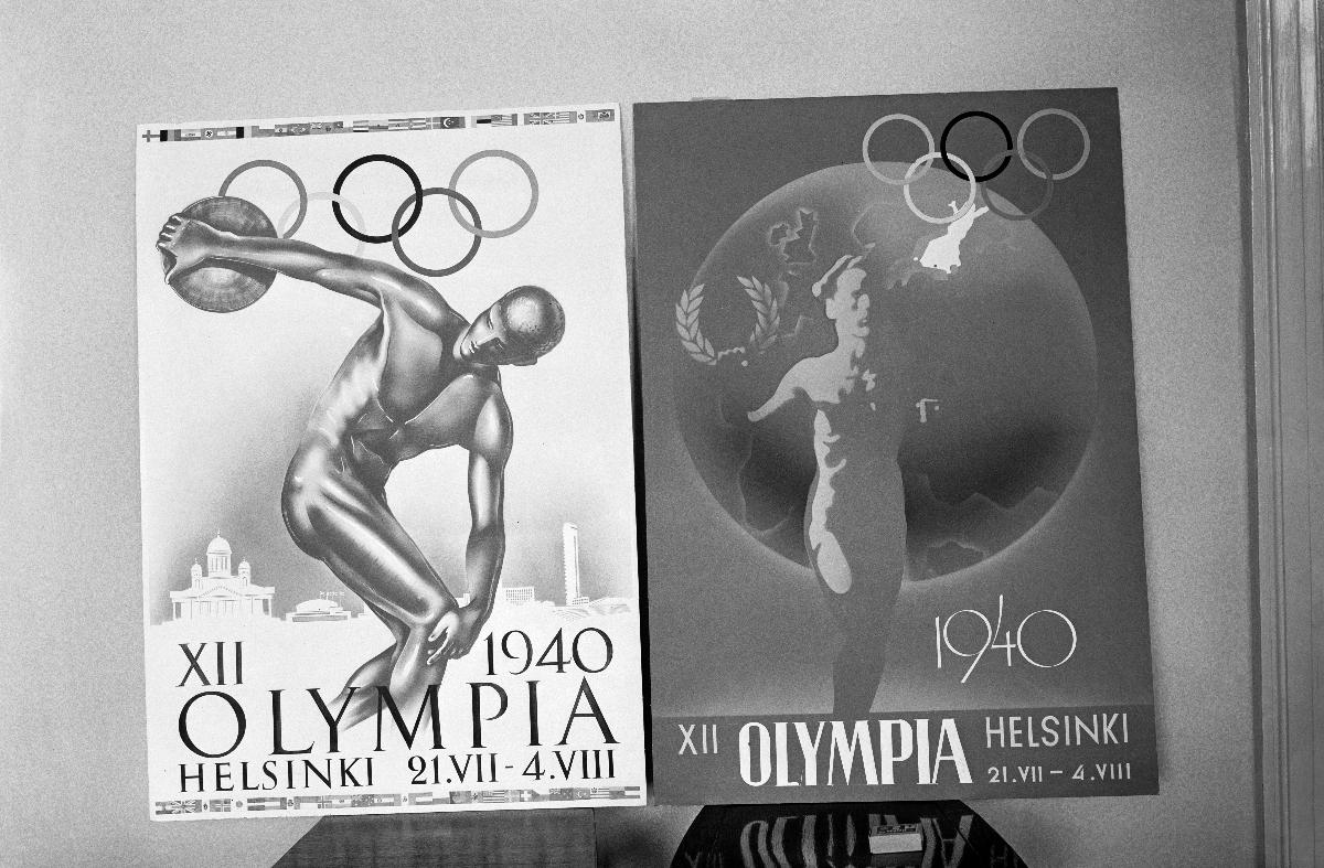 Helsinki Olympic Games 1940 poster competition