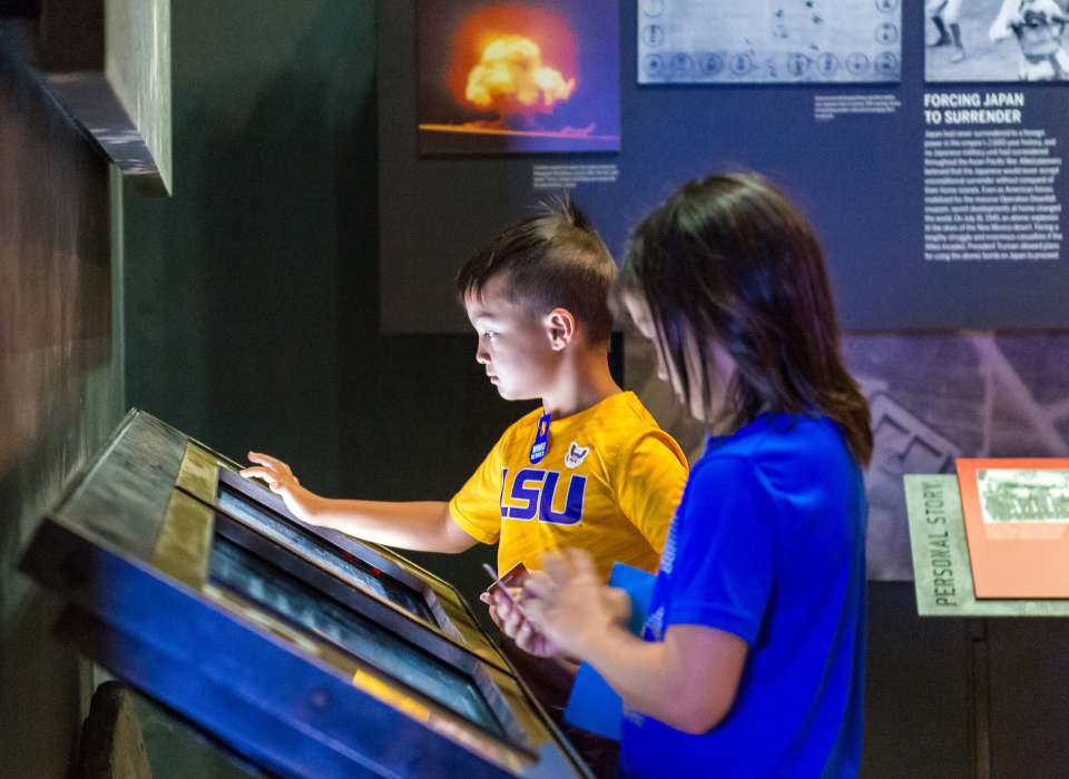 Two Children at the Museum