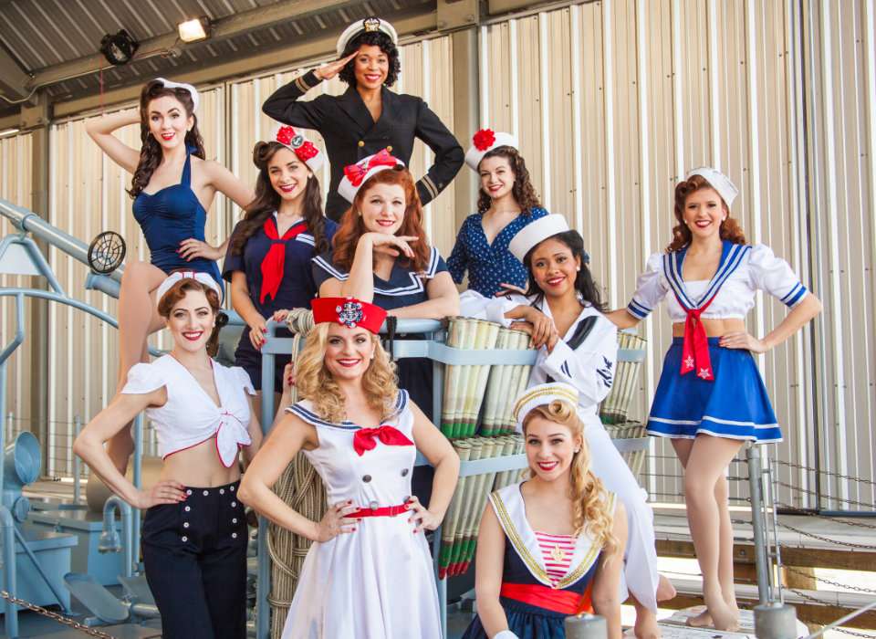 Glamour Gals and Guys costumed event