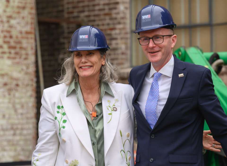 Patriots Circle | Floyd and Watson at Ground Breaking