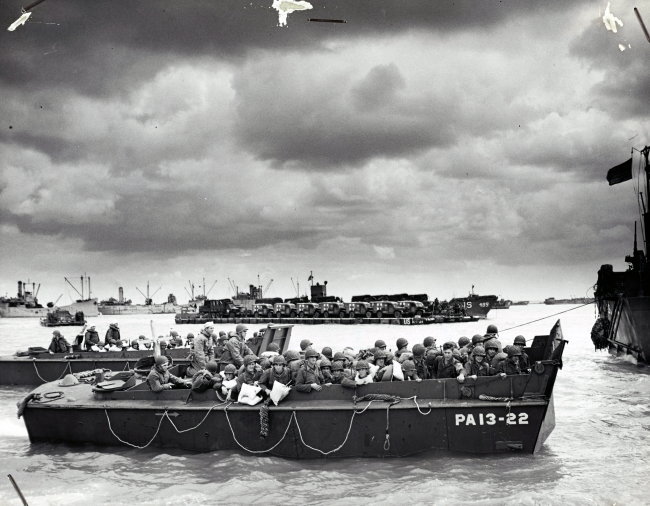 The Invasion Stream Floods the Beaches of France.